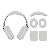 kwmobile Cover Cuffie per Nothing Headphone (1) Cuffie Wireless - Set 3 in 1 per Achetto Padiglioni e Cuscinetti Auricolari - Protezione Completa - bianco