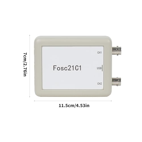 Osciloscopio digital de 2 canales con disparo automatico para monitoreo estable 5
