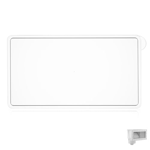 Ctuoptuo 1 Pc Widemouth Above Ground Pool Skimmer Cover, Replacement Lid, for Winterizing Wide Mouth Skimmer Swimming Pools, Compatible with Skimmer Closure System Lid Model 1010