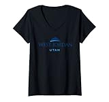 Photo Gallery donna west jordan stemma jersey national pride regalo maglietta con collo a v Photo Gallery donna west jordan stemma jersey national pride regalo maglietta con collo a v