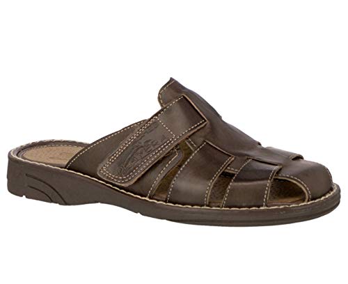 Cowboy Professional Mens 661 Brown Sandals Authentic Mexican Huaraches Slides Real Leather2