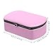 Yardenfun Fashionable Jewelry Box Jewelry Storage Box for Women Capacity Earring Storage Divided Sections Breathable Material for Safe
