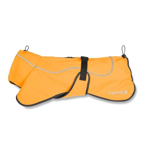 Wolters Hundejacke Cape Drizzle | Ganzjahresjacke für Hunde in der Farbe Orange | Größe 40 (Rückenlänge 39-41 cm)