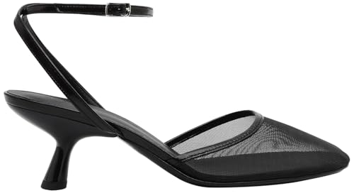 Sheer Mesh Mary Jane Heel