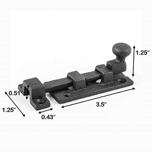pasadores para puertas de hierro marca Renovators Supply Manufacturing (2)
