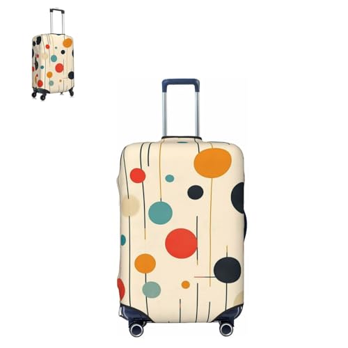 Luggage Cover Elastic Suitcase Cover Protector Modern Mid Century Luggage Covers Travel Suitcase Covers Carry On Luggage Sleeve Suitcase Baggage Cover for Adult Travel