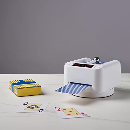 Cuiykai Automatic Poker Card Dealer Machine Rotating-Fast Accurate And Stable Card Dealing Tool Rotating Card Dealer Machine For Uno,Texas Hold'em,Home Card Games #TOP7