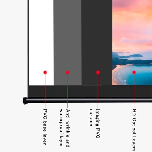 Pantalla portátil de proyección retráctil 50" 16:9 miniatura 3