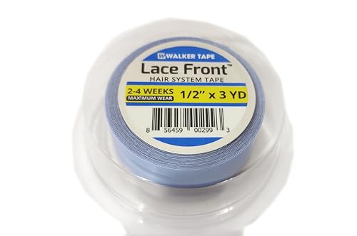 Image of Ritzkart Lace Front Tape Thin Adhesive - Double Sided Hair System Tape Roll Max Hold 2-4 Weeks 3-12 Yards Waaker Tape (1.2 x 3 yrd)