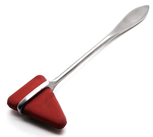 Martillo de reflejo Taylor con cabeza de goma y mango de aluminio miniatura 3
