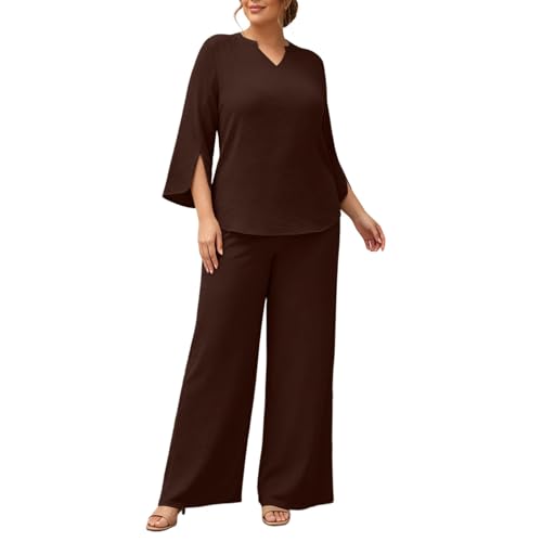 Pantalones holgados para evitar la ropa ajustada en un conjunto casual de mangas cortas