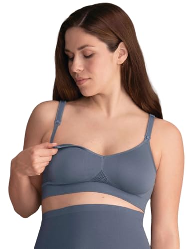Anita maternity Seamless Still-BH Sujetador, Gris (Sky Grey), L para Mujer
