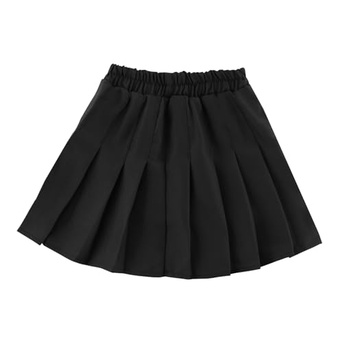 Image of Girls Pleated Skirts Built in Shorts Little Kid Athletic Flowy Skorts Skirts Toddler Girls Tennis Skorts for Girl 3-14 Years