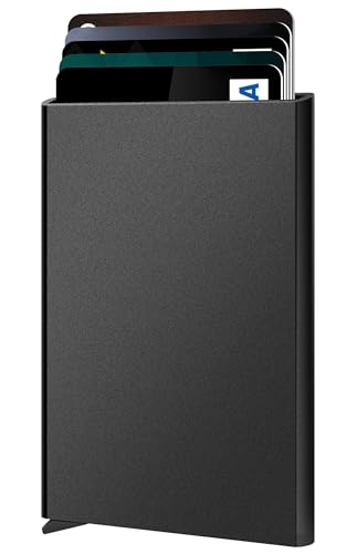 Image of FurArt Slim Minimalist Wallet RFID Credit Card Holder for Men | slim minimalist compact rfid id window thin