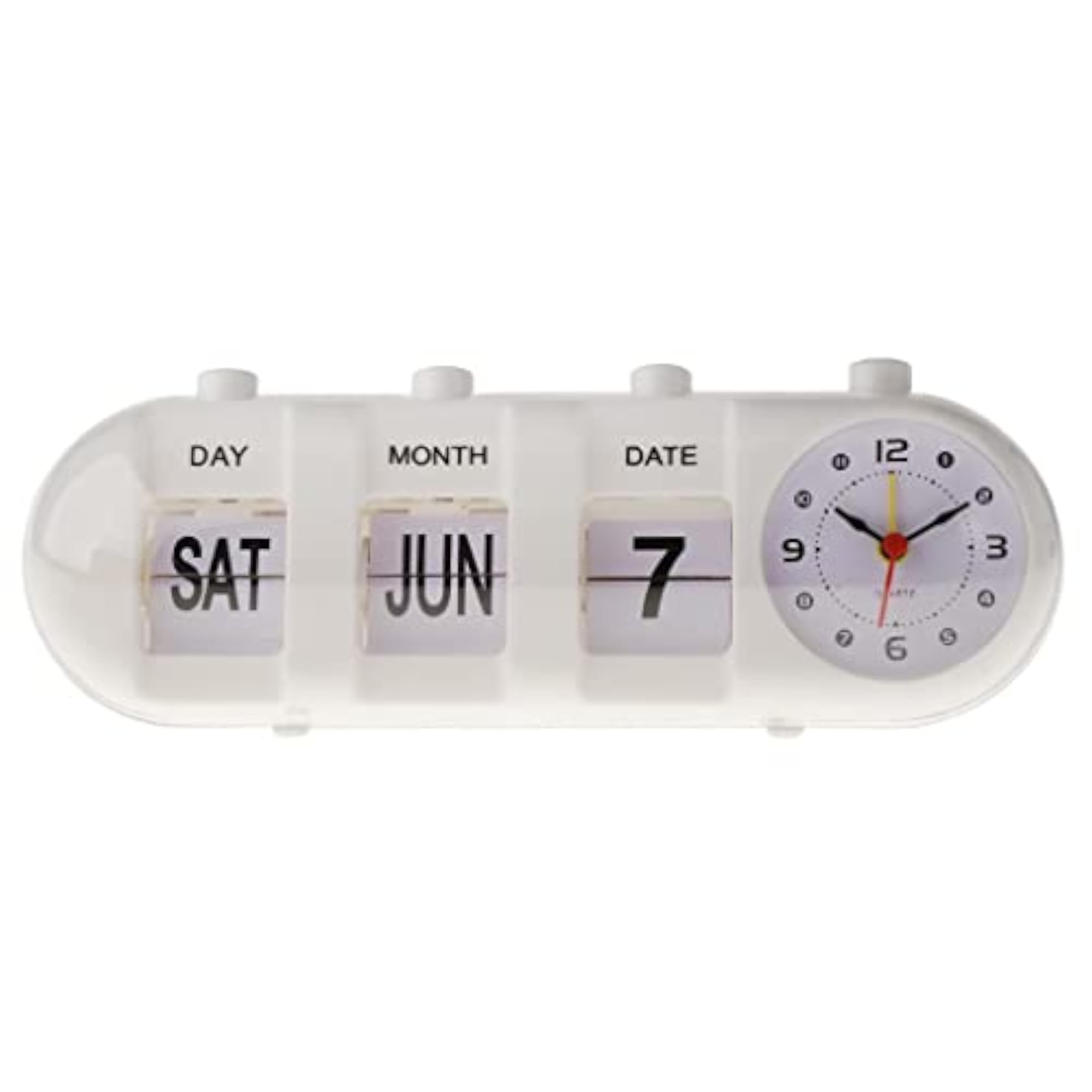 Creative Digital Manual Flip Down Clock for Desk