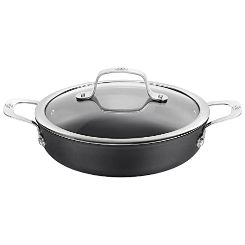 Tegame 24cm Alba avec couvercle au design durable et finitions soignées