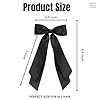 LuSeren 2 PCS Double Layer Hair Bows Beige Black H... #2
