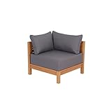 greemotion Lounge Set GOA-Loungemöbel aus Akazien Holz-Garnitur 3 teilig für Garten & Terrasse-Outdoor - 2