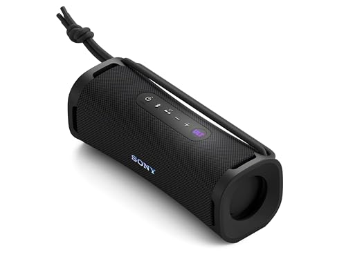 Sony ULT Field 1 - Enceinte Portable sans Fil Bluetooth ULT Power Sound, Basses Profondes, IP67, étanche à l'eau/poussière et antichocs, Batterie 12h, Prise d'appel, extérieur, Voyage - Noir