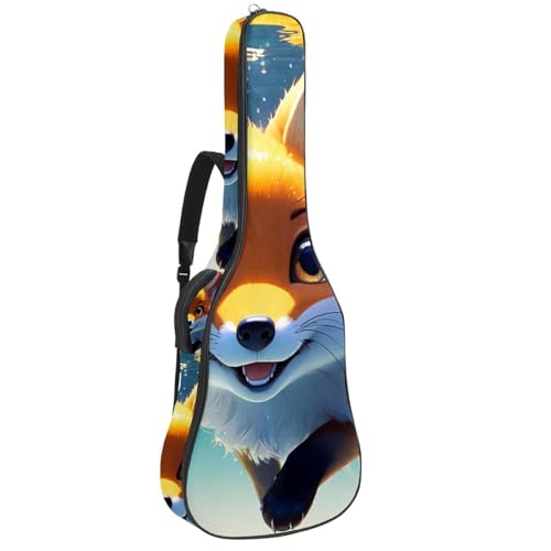 Étui pour guitare acoustique 101,6 cm imperméable avec sangle sac à dos noir