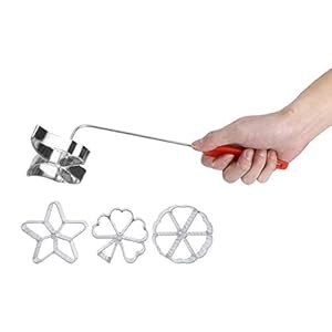 4Pcs Cake Printing Pastry Biscuit Dessert Maker Waffle Model Set Baking Accessories Best Biscuit Lovers