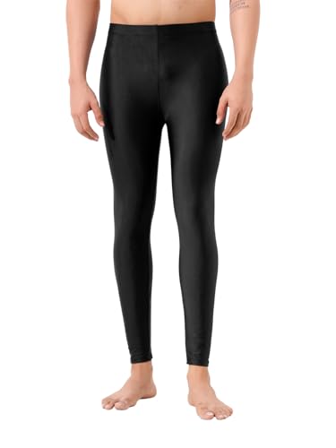 Image of LYCOT Men's Polyester Compression Full Pant /Tights /Legging for Gym Fitness, Running, Cycling, Yoga Fit Multi Sports, Cricket, Football, Badminton, & Other Outdoor Wear