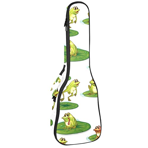 Sac ukulélé ténor étanche et rembourré style grenouille amusant