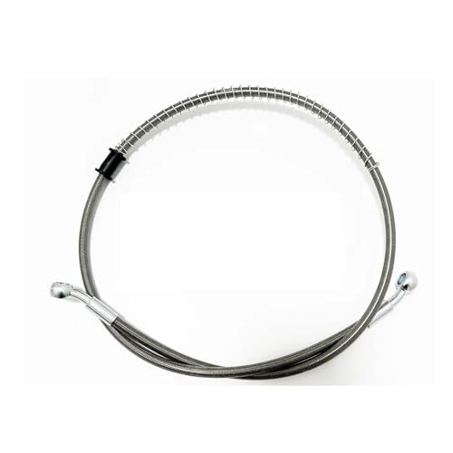 Durite de frein hydraulique tressée moto de 220cm m10 universelle 28°