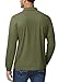 MAGCOMSEN Mens Golf Polo Shirt Long Sleeve Performance Quick Dry Golf Solid Polos Active Tactical Fishing Work Shirts Army Green