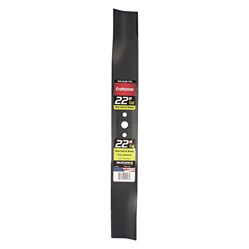 Maxpower 331702S Mower Blade for 22 Inch Cut Poulan/Husqvarna/Craftsman Replaces 40671X431, 850973