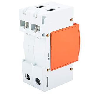 SiRyder Scaricatore di Sovratensione 220V,Dispositivo di Protezione Contro le Sovratensioni 2P Scaricatore di Sovratensione Montaggio su Guida DIN 35 mm 420VAC 20kA
