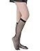 Lastclream Fishnet Knee-High Sock for Women Fashion Sock Knee High Fishnet Hosiery for Party (Small Mesh)