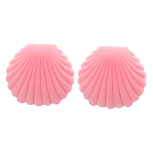 LIFKOME 2pcs Shell Jewelry Storage Box Fashion Packing Case for Necklaces Earrings Bracelets Portable Lightweight Household Organizer for Travel and Daily Use