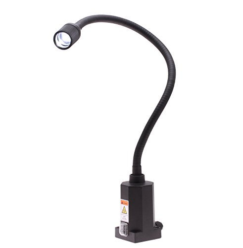 Aven 26527 Sirrus Task LED Light, High Intensity Fixed Focus with 500 mm Flex Arm and Mounting Clamp