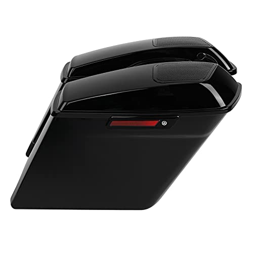 Kit de Tapa de Bocina para Alforjas Estiradas de 5" con Bra para Alforjas, Recortes para Bocinas 6" x 9", para Harley Davidson Touring Road King, Road Glide, Street Glide y Select CVO 2014 en adelante miniatura 3