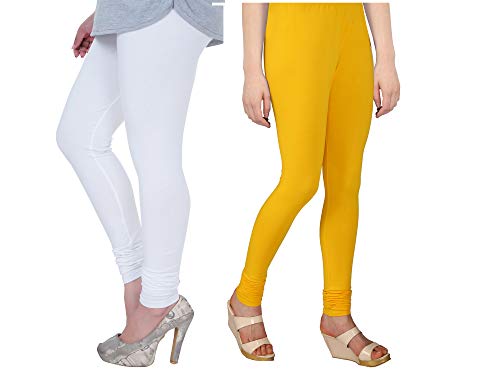 Image of Plus Size Churidar Leggings for Women & Girls Combo (Pack of 2)
