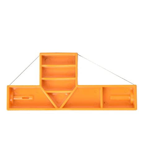 Dellx Herramientas de cerámica cortador de esquina cortador de arcilla oblicua corte tablero de arcilla costura DIY cerámica arcilla modelado herramienta (A)