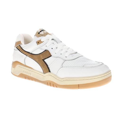 Diadora Mens B.560 Used Lace Up Sneakers Shoes Casual - White2