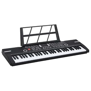 vidaXL Clavier de piano électrique 61 touches et pupitre pour enfants, clavier de piano, clavier de piano pour débutants, clavier d’instrument de musique - Les Beatles, Paul McCartney, John Lennon, RIngo Starr, George Harrison vidaXL Clavier de piano électrique 61 touches et pupitre pour enfants, clavier de piano, clavier de piano pour débutants, clavier d'instrument de musique – Image 2