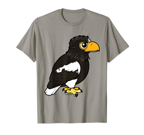 Cute Cartoon Eagle Birdorable | Steller's Sea Eagle Bird T-Shirt