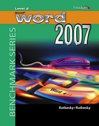 Hardcover Benchmark Series: Microsoft Word 2007 Level 2 - Windows XP Version-W/CD Book