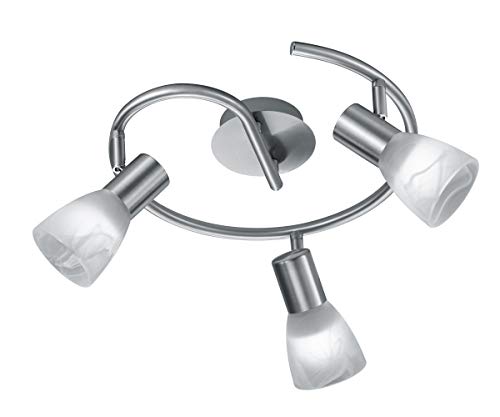 Reality Leuchten Visto Barra di faretti Nickel satinato