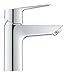 GROHE QUICKFIX Start - Wash Basin Mixer Tap (Metal Lever, Smooth Body, 28 mm Ceramic Cartridge, Min. Rec. Pressure 0.2 Bar, Tails 3/8 Inch), Size 165 mm, 3-in-1 Quick Tool Included, Chrome, 24166003