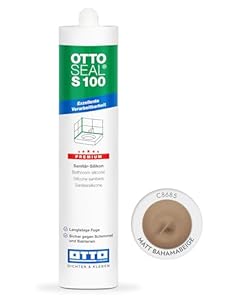 OTTOSEAL S100 Sanitär-Silikon Matt Bahamabeige 300ml