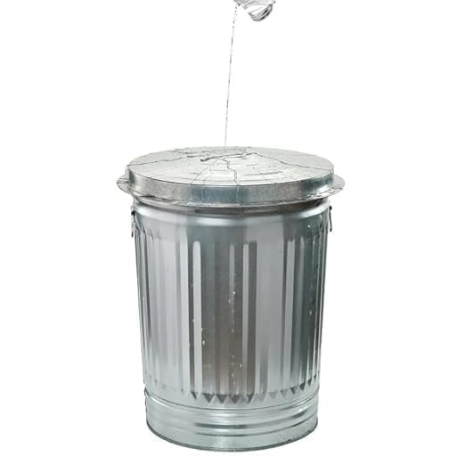 31-Gallon Heavy-Duty Trash Can, Galvanized Steel Outdoor Garbage Bin with Locking Tight Lid, Rust-Proof, for Backyard, Garage, Kitchen & Commercial Use