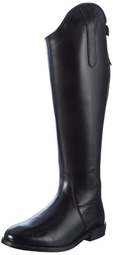 Botas de equitación HKM Italy: calzado ecuestre de caña ancha para hombre