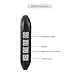 Easyguard 2-Wege-Auto-Alarmanlage EC201-M9 mit 4,4 cm großem LCD-Pager-Display, Fernstarter, Turbo-Timer-Modus, Stoßwarnung, DC12 V