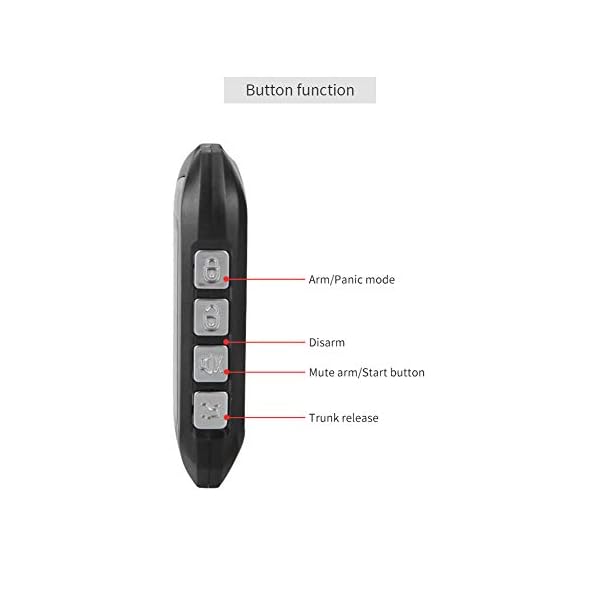 EASYGUARD EC201-M9 2 Way Car Alarm System with 1.73 inch Big LCD Pager Display Remote Starter Turbo Timer Mode Shock Warning DC12V - Image 3