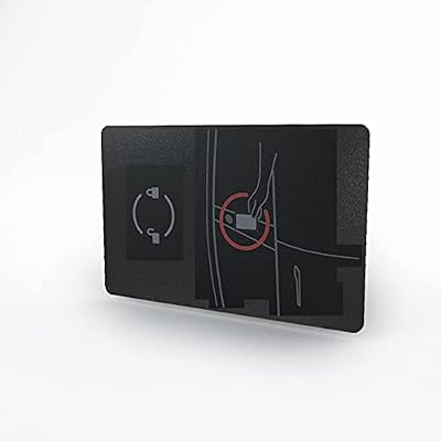 بطاقة مفتاح سوداء من طراز Tesla Motors Model 3/Y، ذاكرة فلاش، USB، هاتف ذكي، جهاز لوحي، ملحق للسيارة