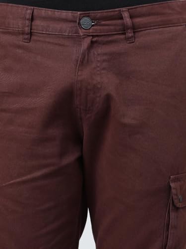 Image of IVOC Men MID-Rise Slim FIT Multi-Pockets 100% Cotton Cargo Pants